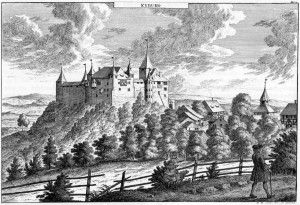 David Herrliberger - Schloss Kyburg - um 1740